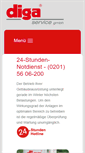Mobile Screenshot of digaservice.de